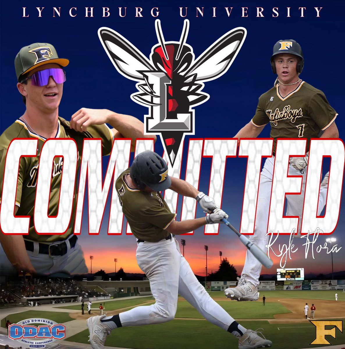 Kyle Flora (@kyleflora_2025) on Twitter photo Super pumped to announce my commitment to <a href="/LynchburgBaseBl/">Lynchburg Baseball</a>. Very thankful for the opportunity.
#rollhornets Super pumped to announce my commitment to <a href="/LynchburgBaseBl/">Lynchburg Baseball</a>. Very thankful for the opportunity.
#rollhornets