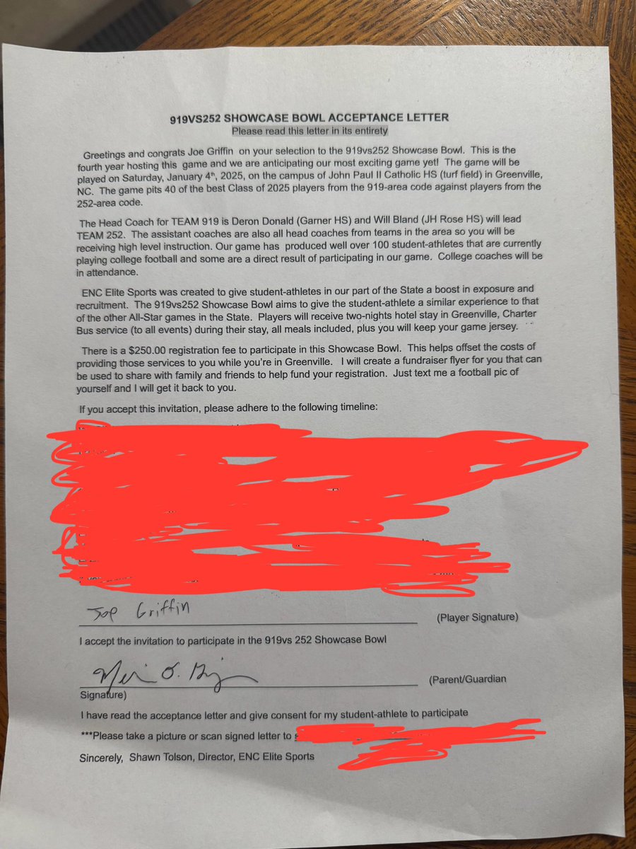 Blessed to receive and accept an invitation to play in the 919v252 showcase bowl!!

<a href="/ACoachKing/">Antonio King</a> <a href="/JordanFalconsFB/">Jordan Falcons</a> <a href="/jsc613/">Coach “Deuce” Clark (II)</a> <a href="/CoachDDavis2/">“Ol” Ball Coach Davis (dylandavis1793@gmail.com)</a>