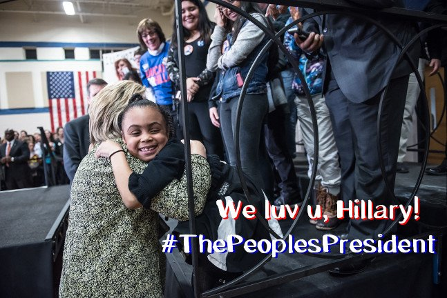 time4kind's tweet photo. I'm thankful for Our Hillary @HillaryClinton
and each of the 65,853,516 people who voted for her.
Yalls grok, yalls rok!
Joy & Hurray be upon you! I'm thankful
for Our #Hillary007. https://t.co/bgD0PeBBMI