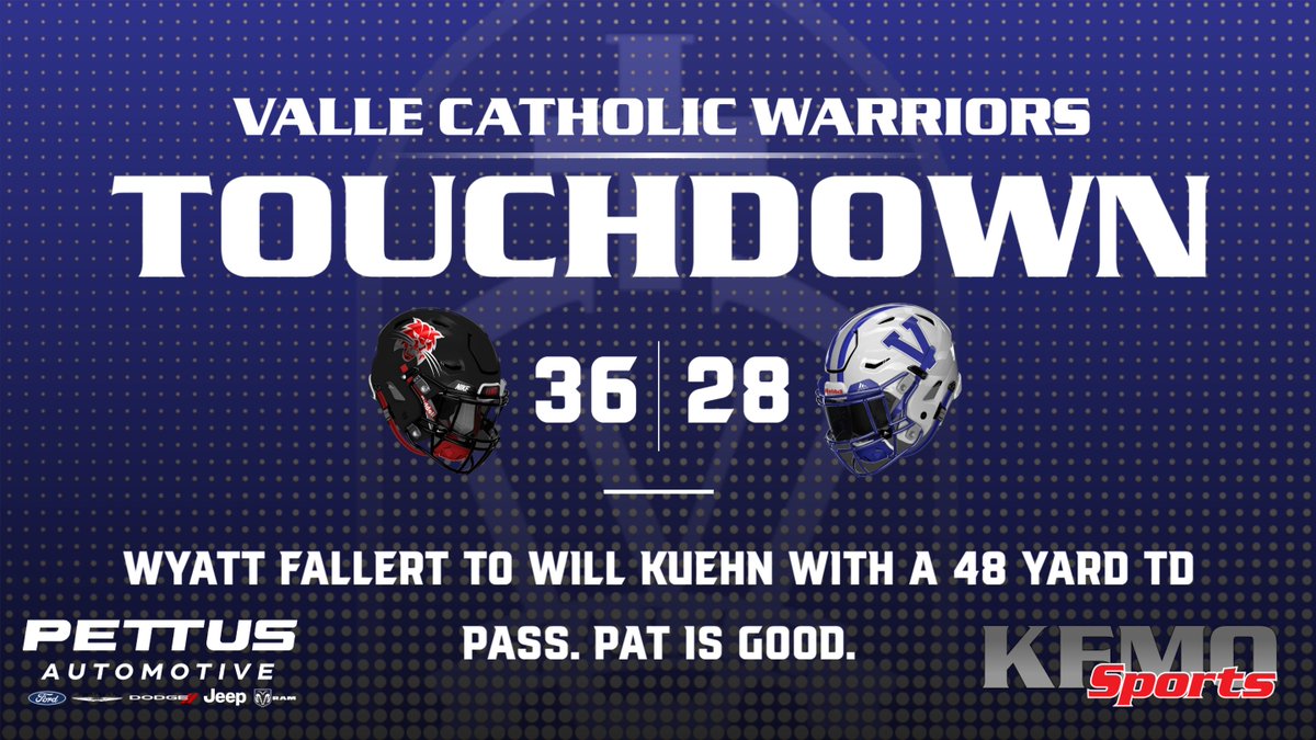 🏈C2 State Tournament, 8:42 4th:

<a href="/STLhssports/">STLhighschoolsports</a> <a href="/ValleCatholicHS/">Valle Catholic High School</a>