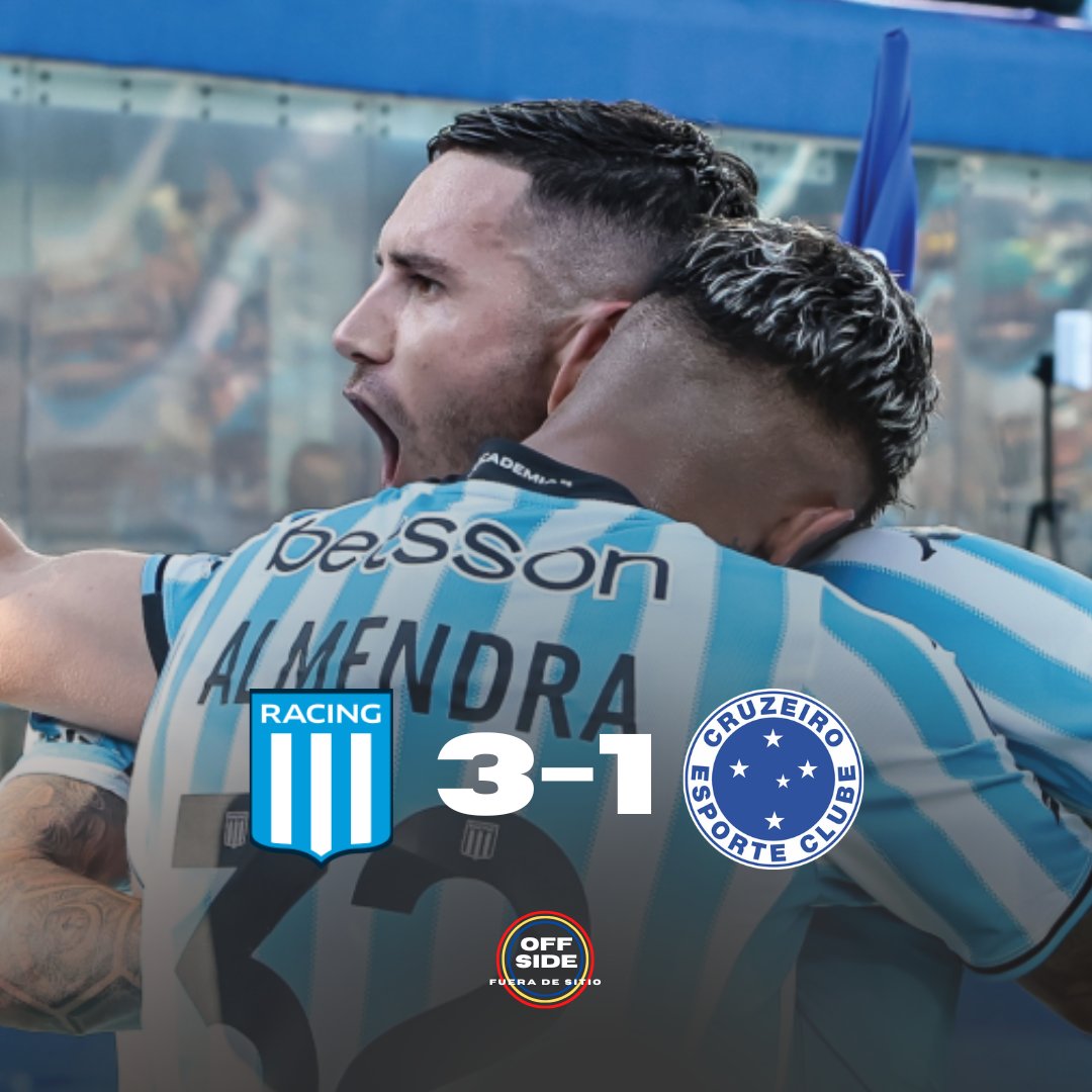 offsidemza's tweet photo. !LA ACADEMIA ES EL CAMPEON DE LA COPA SUDAMERICANA!

En un gran partido de los dirigidos por #Costas, la #Academia se consagró campeón de la #CopaSudamericana en #Asunsión tras ganarle 3-1 a Cruzeiro. https://t.co/uM2Zyxd0pS