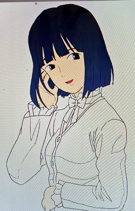 着色したら更にジブリ感出たな 