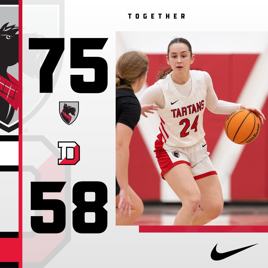 We came. We saw. We conquered. 👀
Hard fought road win against a talented Denison team. Feeling good at 6-0! #TartanProud