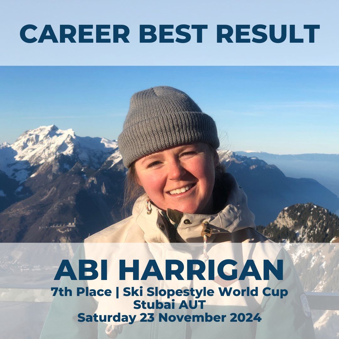 ⭐ Congratulations to Abi Harrigan who has scored the best result of her career to kick off her 24/25 campaign!

⛷️Abi soared to 7th place at the Ski Slopestyle World Cup in Stubai!

Daisy Thomas also scored a top 20 in her first Ski Slopestyle World Cup 💪

#SnowAustParkPipe