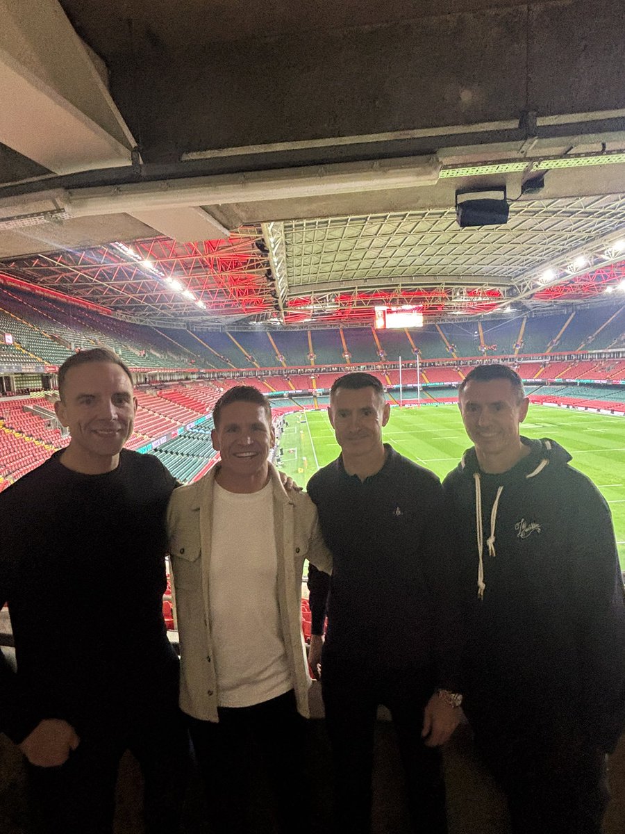 Wayne Godwin (@waggataurus) on Twitter photo There she is ! Wales 🏴 vs South Africa 🇿🇦 🏉🔥
Waggataurus 2011 vs 2024 🏴🤦♂️🏉👍🕺🏼
<a href="/EwanDowes/">Ewan Dowes</a> 2005 vs 2024 🏆🏴🏉
Thanks to the legends <a href="/HughesCraigh/">Craig Hughes</a> <a href="/GrantHughsey/">Grant Hughes</a> for the invite love you boys ❤️ There she is ! Wales 🏴 vs South Africa 🇿🇦 🏉🔥
Waggataurus 2011 vs 2024 🏴🤦♂️🏉👍🕺🏼
<a href="/EwanDowes/">Ewan Dowes</a> 2005 vs 2024 🏆🏴🏉
Thanks to the legends <a href="/HughesCraigh/">Craig Hughes</a> <a href="/GrantHughsey/">Grant Hughes</a> for the invite love you boys ❤️