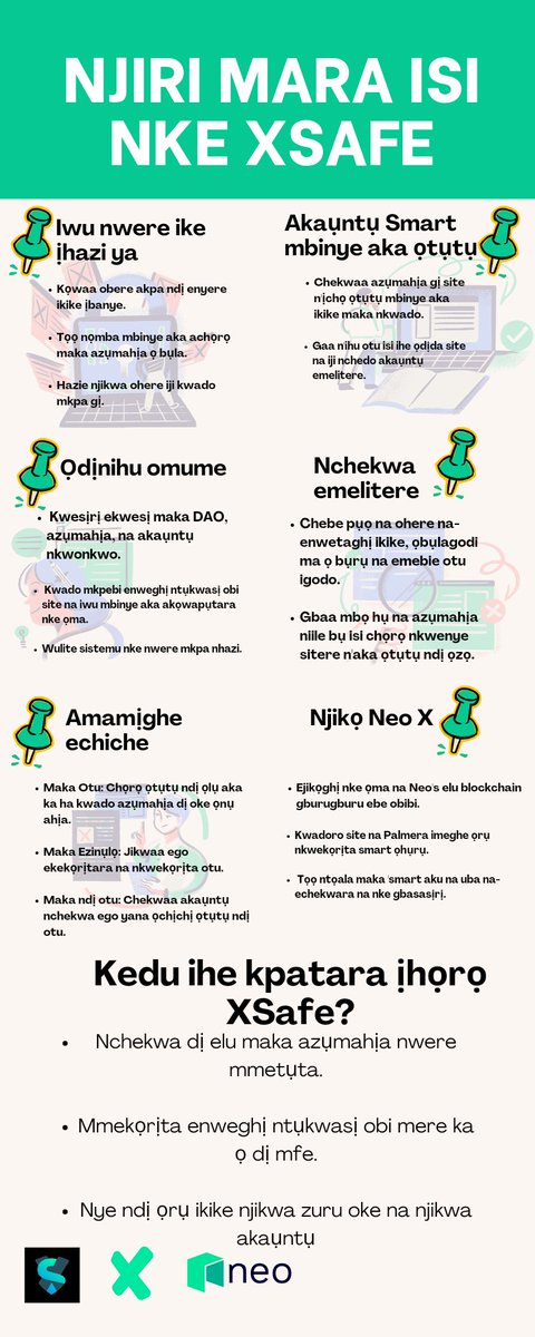 mazardor's tweet photo. Ịgbanwe nchekwa na imekọ ihe ọnụ na blockchain. Site na XSafe na Neo X, akaụntụ smart mbinye aka ọtụtụ na-etinye gị njikwa, hazie iwu, azụmahịa echekwara, ma mepee ohere enweghị oke. #NEO #NeoBlockchain #NeoX #XSafe

🔗 https://t.co/k1favMVRxD https://t.co/jW6jpLF1h8