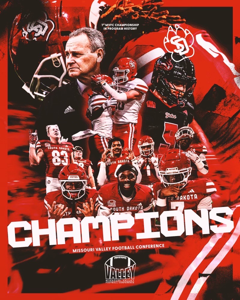 South Dakota Football (@sdcoyotesfb) on Twitter photo ๐๐๐
๐ ๐๐๐๐๐๐๐๐๐ โผ๏ธ
With the win over NDSU, the Coyotes earn a share of the 2024 <a href="/ValleyFootball/">Valley Football</a> title for the first time in program history!
#GoYotes x #WeAreSouthDakota ๐๐๐
๐ ๐๐๐๐๐๐๐๐๐ โผ๏ธ
With the win over NDSU, the Coyotes earn a share of the 2024 <a href="/ValleyFootball/">Valley Football</a> title for the first time in program history!
#GoYotes x #WeAreSouthDakota