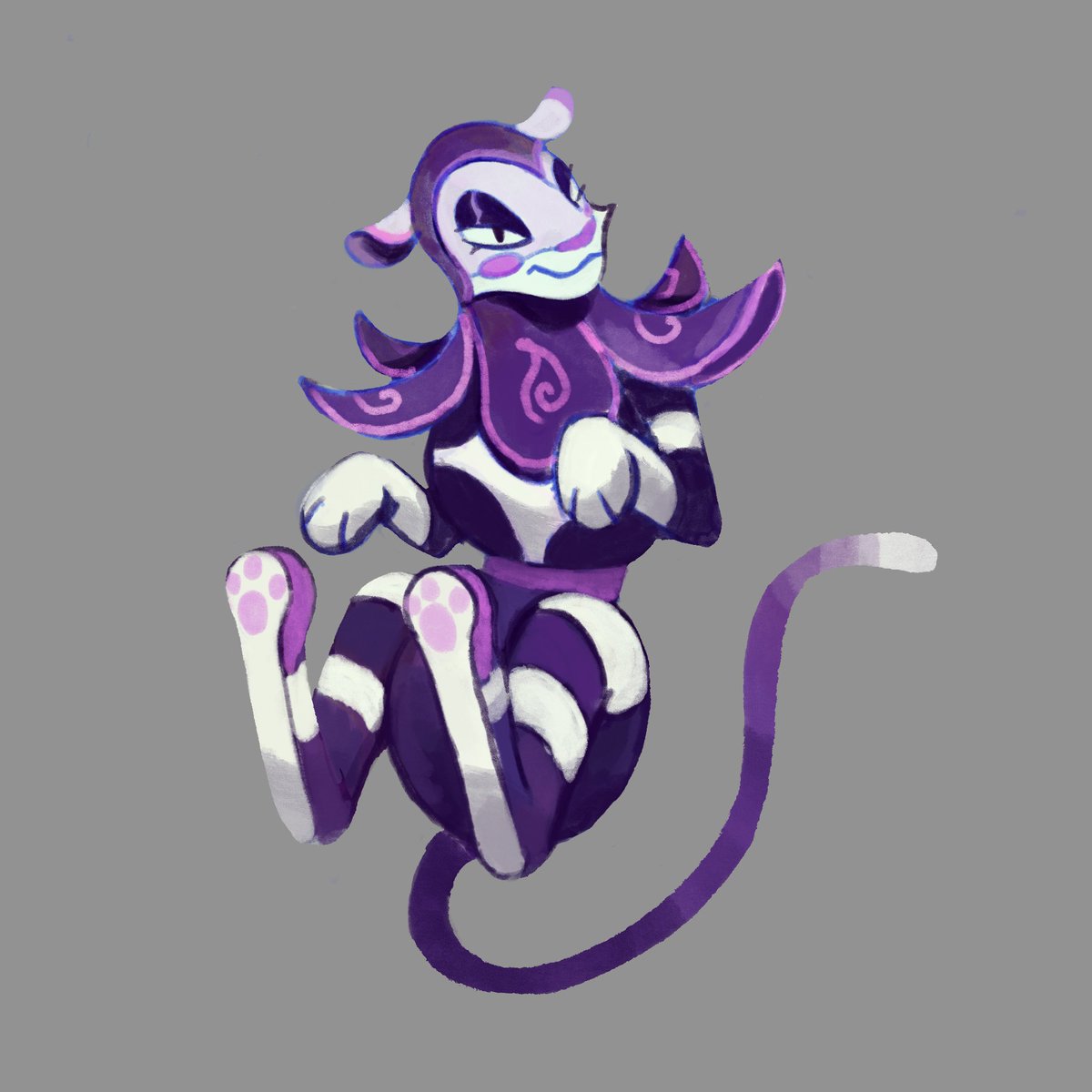 My ghost legendary beast #fakemon for pragmagik's #500kmagik competition 

I tried to research Irish big cats but they just don't exist! So this is based on the idea of phantom cats - big cat sightings in countries they don't exist, usually escapees from circuses