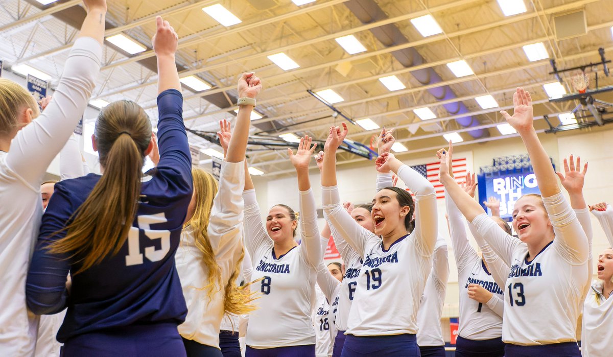 cunebulldogs's tweet photo. 🏐 | @cunevolleyball heads to the NAIA National Championship final site for the sixth-straight year!

Becca Gebhardt: "I think it’s a testament to what this program is, and what the Boldts have built here. They have a great culture – love, trust, hard work, sacrifice – that’s what it’s built on. I think that’s what takes us so far – the relationships that we have and the connections that we have."