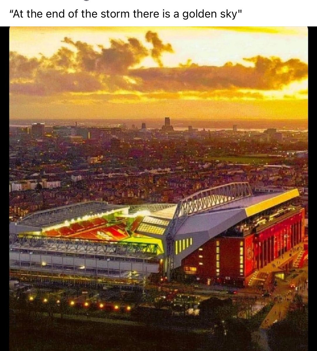 MwilimaSadick's tweet photo. Anfield under the light! YNWA https://t.co/RpAhp49YVD