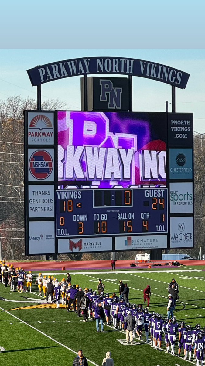 Back to the final 4 baby! See you in Kearney! Carry the cross.

#DifferentBreed