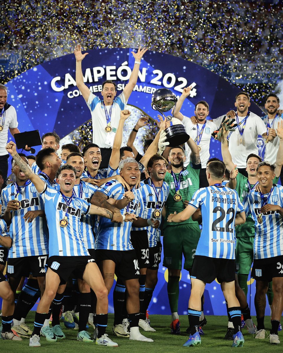 🏆🤍🩵

<a href="/RacingClub/">Racing Club</a> | #Sudamericana