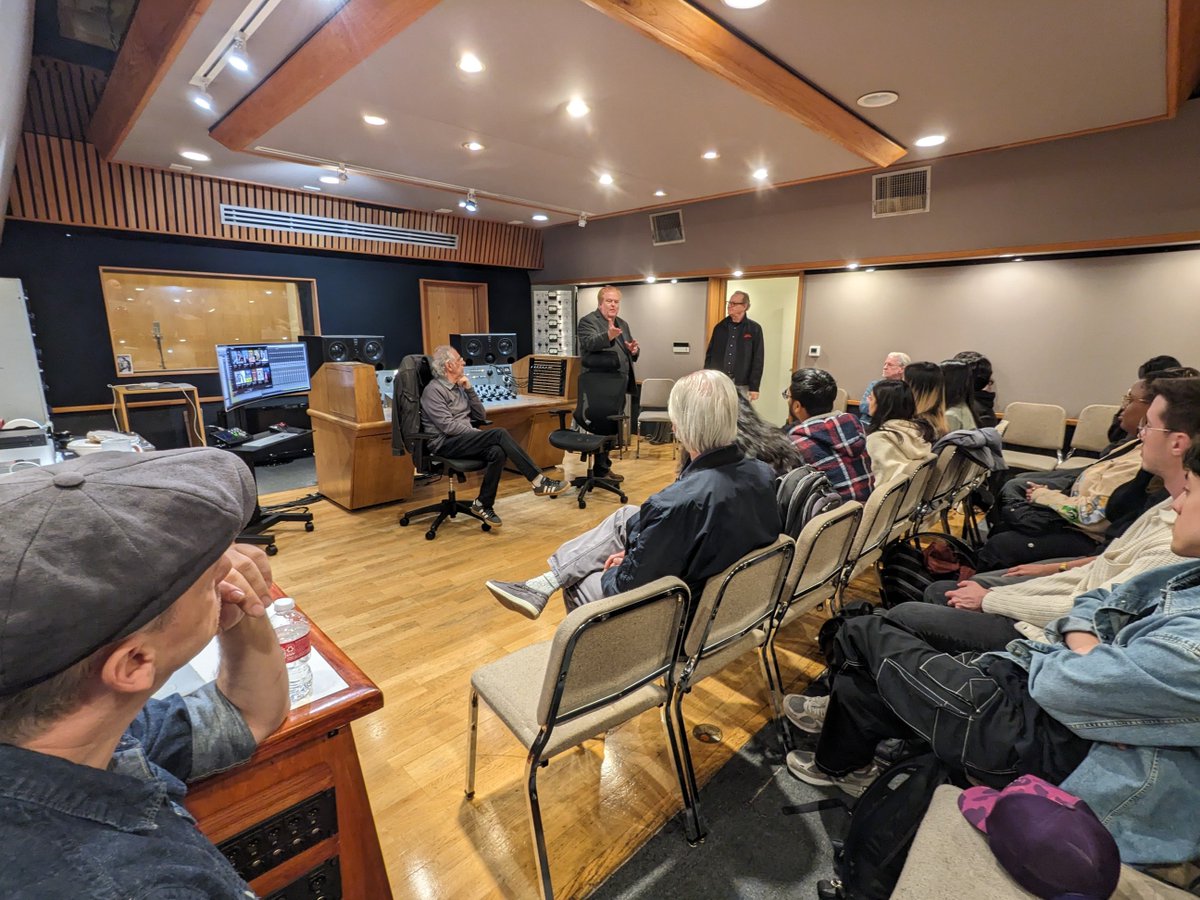 We are so thrilled to be holding the first ever class about Les Paul while behind the historic original Les Paul recording console! <a href="/CarnegieMellon/">Carnegie Mellon University</a> <a href="/HeinzCollege/">Heinz College at CMU</a>