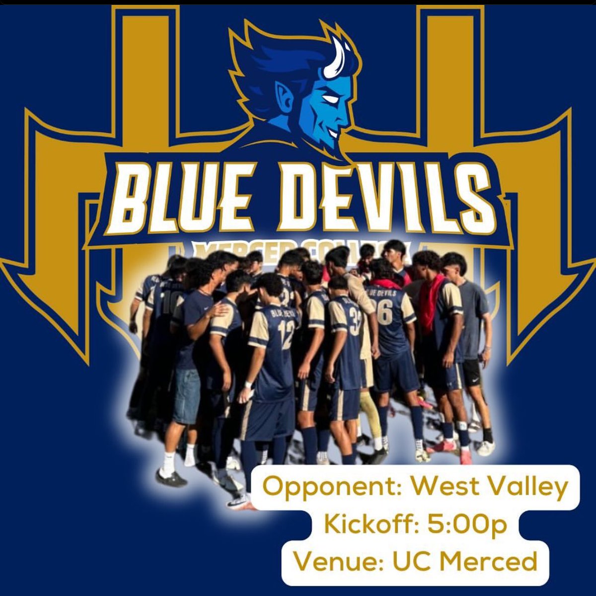 𝐆𝐀𝐌𝐄 𝐃𝐀𝐘!
Northern California Regionals 
Round 2

🆚 West Valley College  
📍 Merced, CA (UC Merced) 
⏰ 5:00pm 
🎟 $12 adult / $8 children