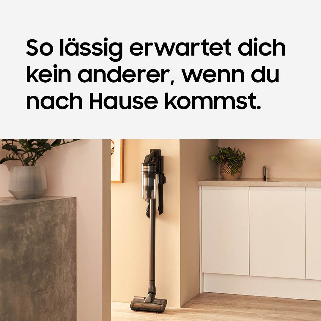 Unser #BespokeJet75E Staubsauger bietet Tag für Tag eine gute Performance.