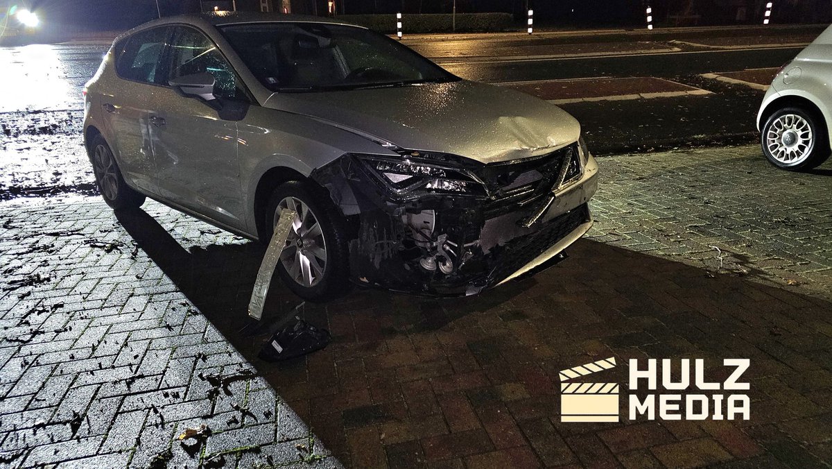 Aanrijding met flinke schade in Doornspijk