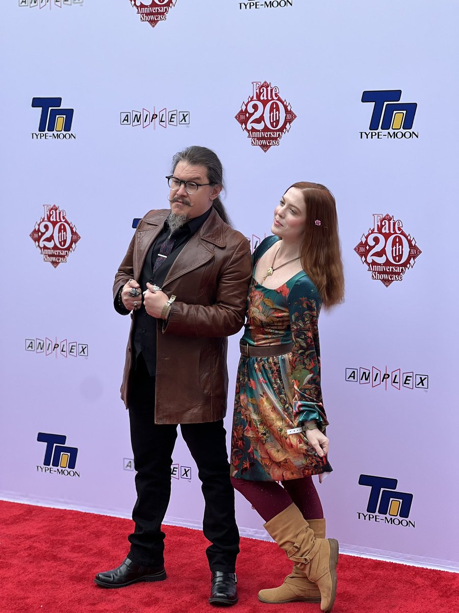 Frank Todaro and Deneen Melody stun at the Fate 20th Anniversary Showcase event in Los Angeles.