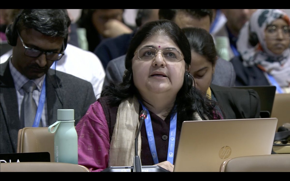 “India opposes this document. We seek a much much higher ambition from the developed countries.” India 🇮🇳 rejects the adoption of the New Collective Quantified Goal on #ClimateFinance (#NCQG) at #COP29.