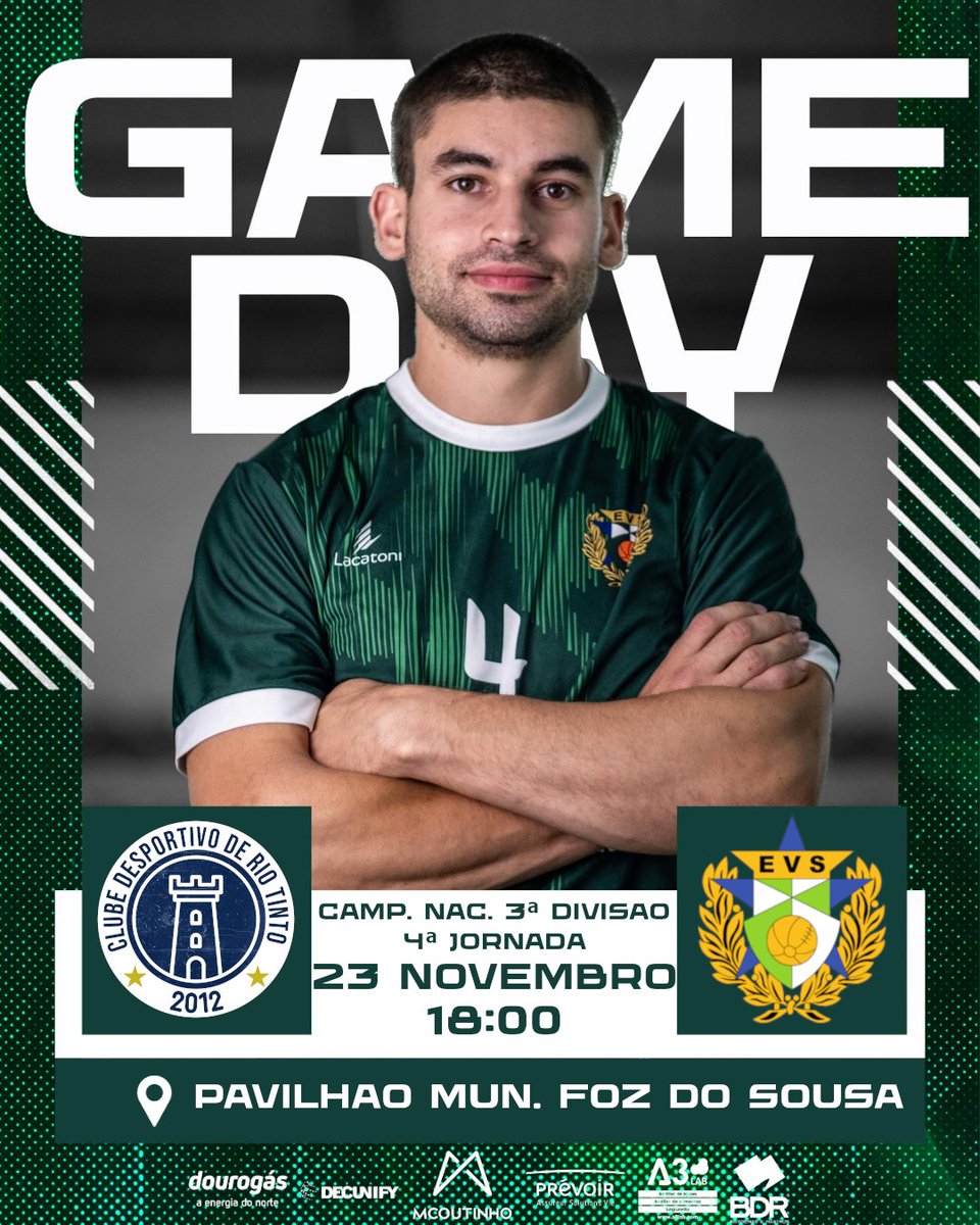 evs_andebol's tweet photo. Apoio: #dourogás, #DECUNIFY, #grupomcoutinho, #PrevoirPortugal, #A3Lab e #bdrbandeirasemastros

#andebol #andebolportugal #handball https://t.co/ZaNekvTXOy