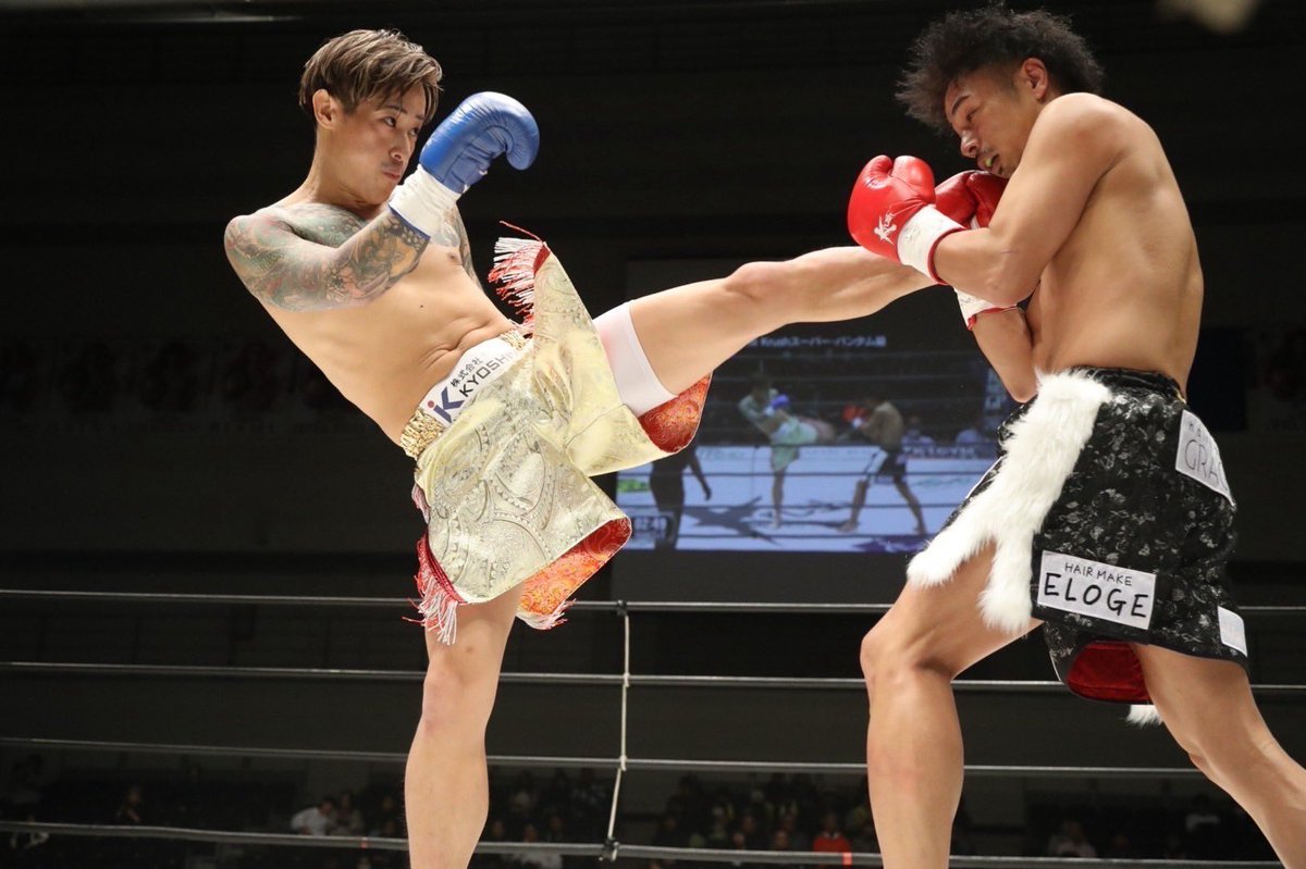 koki_kyoshin's tweet photo. カーフ効かされて負けました。
応援してくれた方ありがとうございました。
強くなって帰ってきます。

#k1wgp #Krush168  #名古屋 https://t.co/o1vDJEkygG