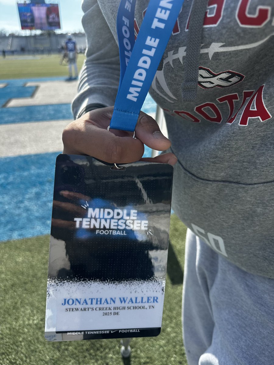 Had a great time <a href="/MT_FB/">Middle Tennessee Football</a> big thanks to <a href="/LandanYount/">Landan Yount</a> <a href="/J_Smitty31/">JOSHUA SMITH</a> ‼️