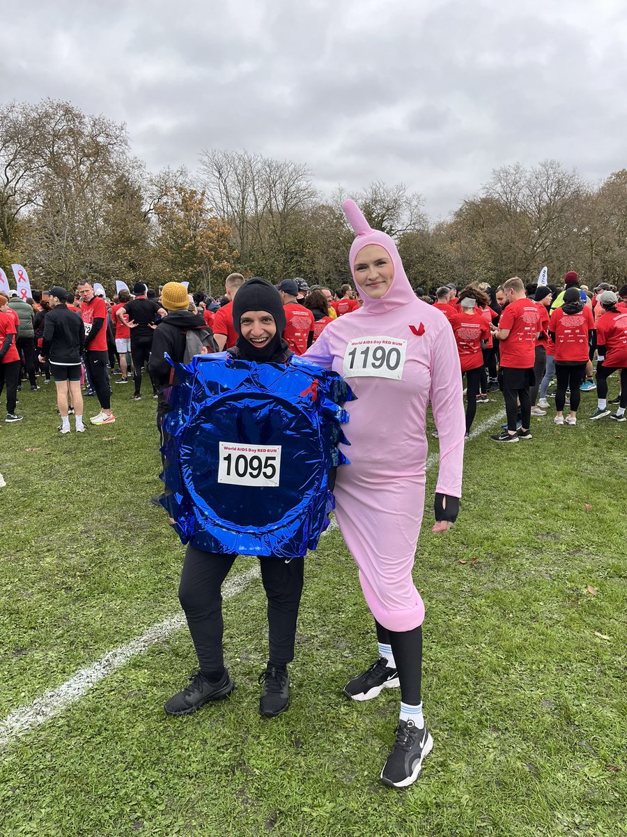 philipdehany's tweet photo. Thank you to everyone who helped support us and raise money for @thtorguk @thtchampions at the World AIDS Day Red Run.
Your donations really will make a difference to the lives of people living with HIV.
https://t.co/5YfyxzffKJ
#RedRunLDN #RedRun #WorldAIDSDay https://t.co/mQQLXsbjpC