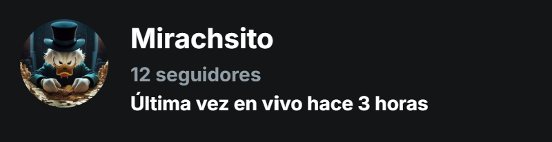 Mirachsito's tweet photo. PRIMER DIRECTO EN KICK , ya somos 12 en el rpimer directo ni tan mal , gracias por el apoyo, poco a poco 😜 https://t.co/gPW4FEqU3R