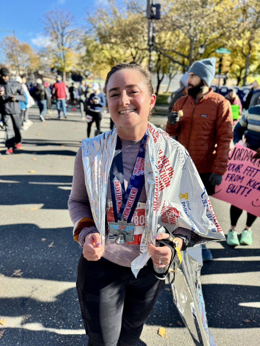 I ran 13.1 miles for this moment #pmw2024