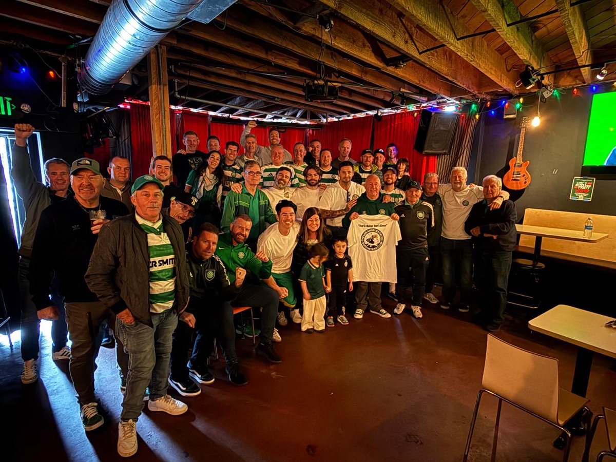 Great day watching the Hoops thanks to <a href="/lacelticsc/">LA Celtic Supporters Club</a> for having us 🍀🍀👍🏻