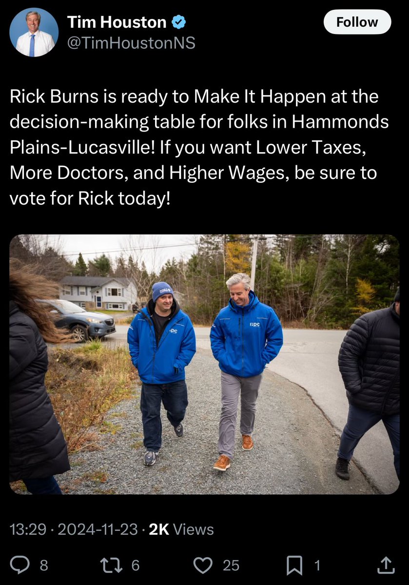 BoydMath's tweet image. Tim broke a bunch of promises to make things happen the last three years, then gave up government. He wants us to believe next time will be different. I’m not that gullible. #nspoli