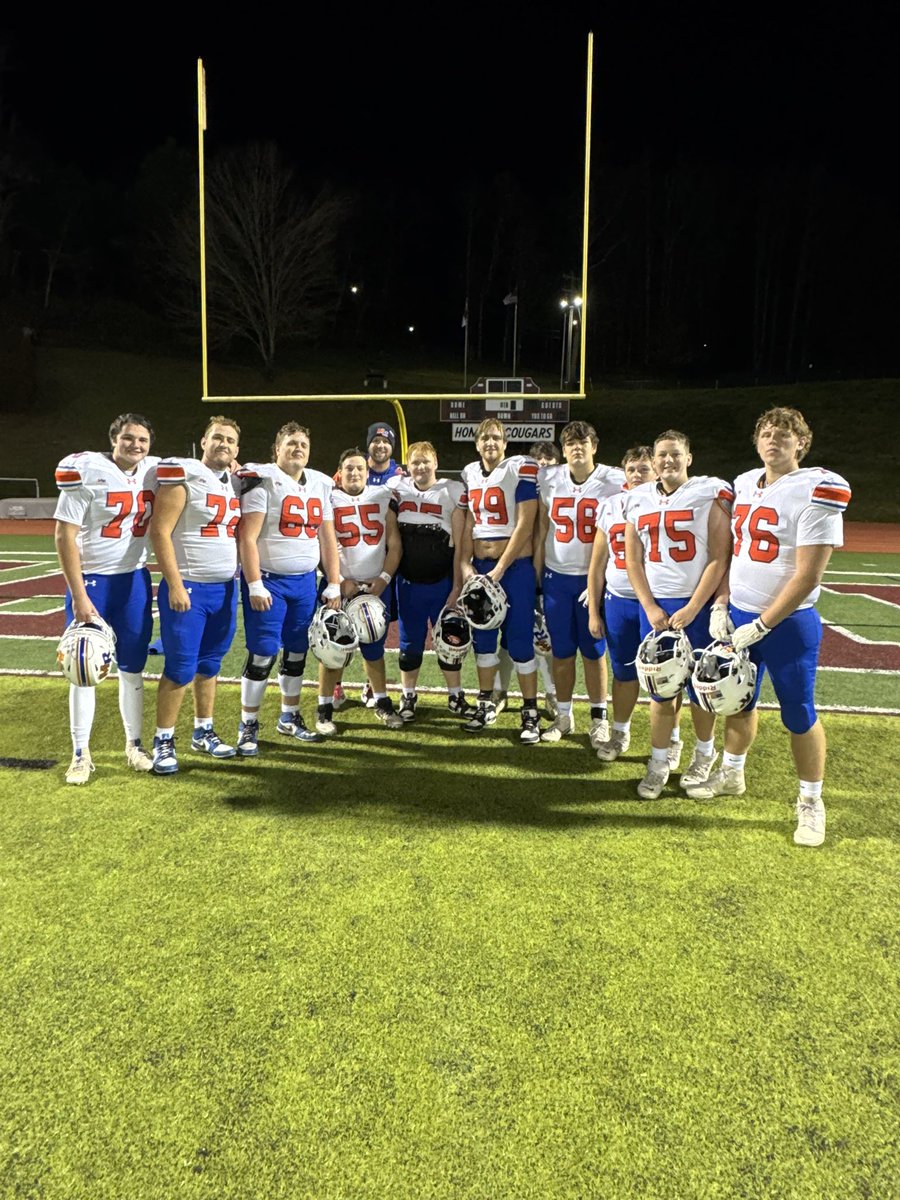 CoachLeggett78's tweet photo. Man what a group!!! People don’t understand the hours they put in to be great this year. This OL group was one of the best in NC this year. This group only gave up 6 sacks in 12 games. They helped create Marvin’s first 1000 yard rusher since 2017. Thank you for everything👏🏻👏🏻👏🏻 https://t.co/PYzXQcUtz8