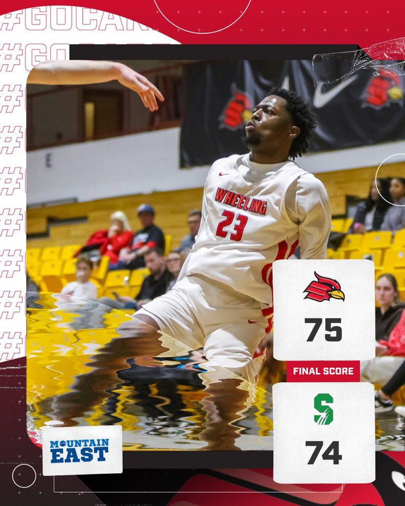WU_MBB's tweet photo. 🤯Jerry Saunders for the win!

Final Score:
Wheeling 75
Salem 74

#TheWheelingWay | #WheelU https://t.co/wSQL16T438