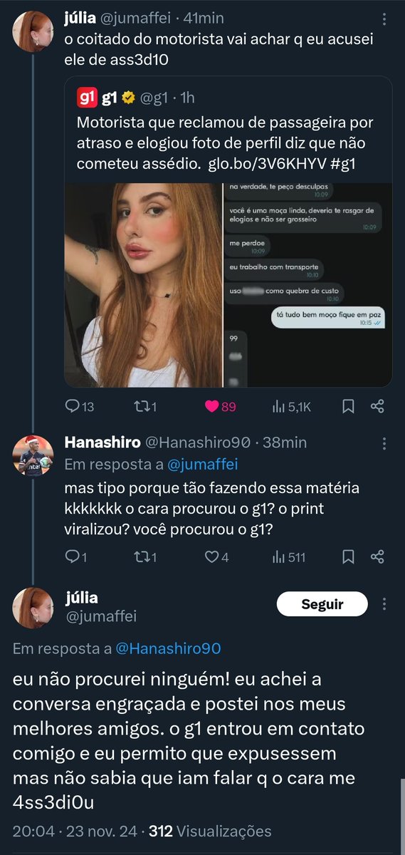 stuartdois's tweet photo. Por que ninguém tá falando disto aqui?!

Tudo indica que o g1 inventou um caso de assédio e ninguém tá fazendo nada. https://t.co/86se79oJnL