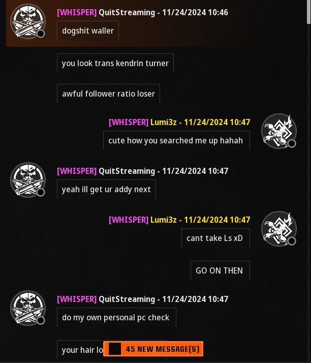 Kendrin20's tweet image. Killed this guy on #BO6 5 times then got called out for cheating/owning a cheat called Lumihook.cc 😂so this man decided to make his way to dox m in 2024... Grow up