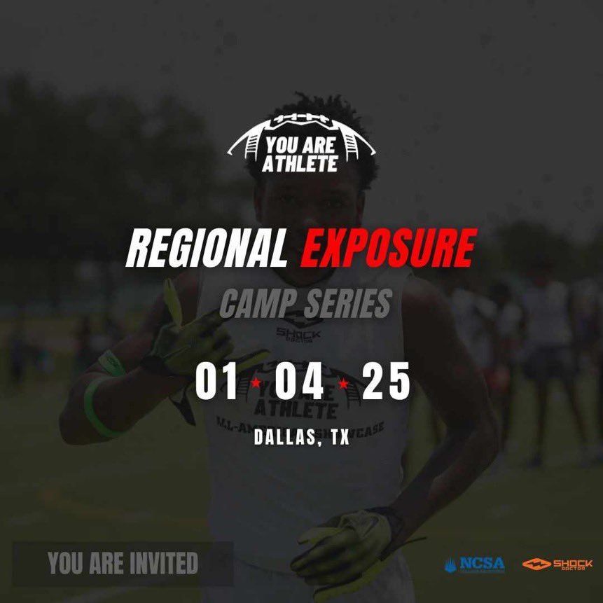 Thank you <a href="/youareathlete/">You Are Athlete</a> and <a href="/ShockDoctor/">Shock Doctor</a> for the invite <a href="/Coach_CT3/">Coach Traylor</a> <a href="/CoachTGr/">Trae Grimes</a>