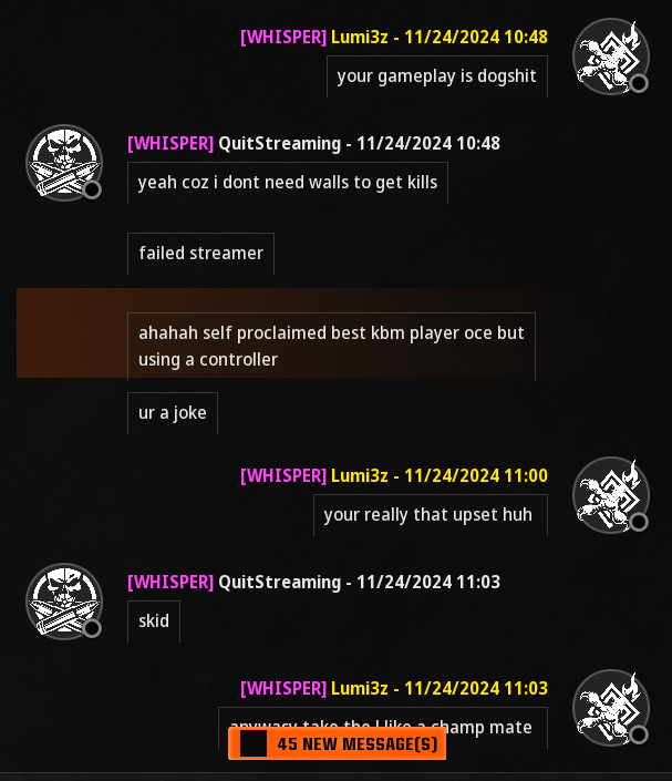 Kendrin20's tweet image. Killed this guy on #BO6 5 times then got called out for cheating/owning a cheat called Lumihook.cc 😂so this man decided to make his way to dox m in 2024... Grow up