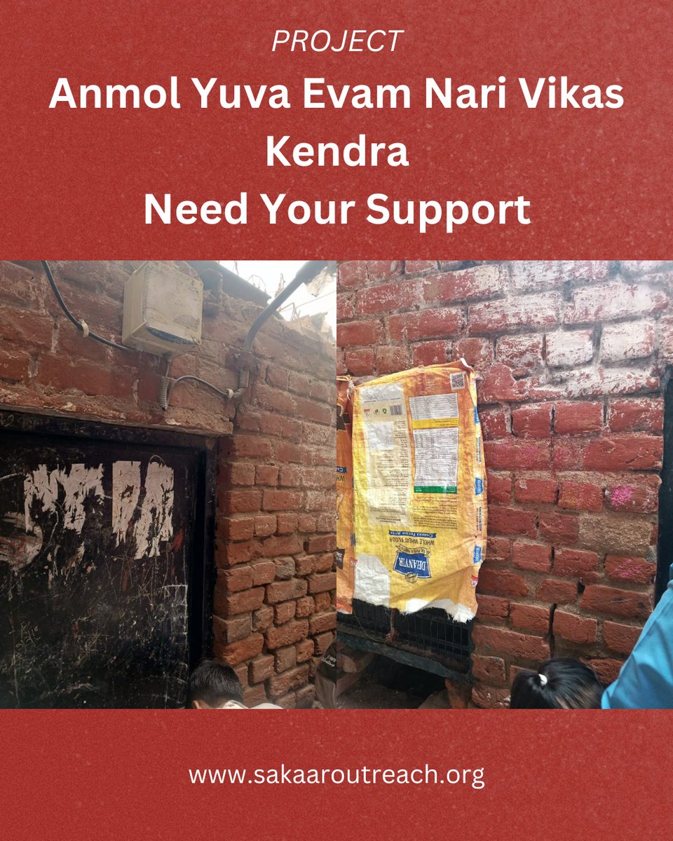 SakaarOutreach's tweet photo. Your support can help us restructure the school in Okhla which comes under the project Anmol Yuva Evam Nari Vikas Kendra. Your minimum contribution can bring big change. https://t.co/Aj2TIdmhIp