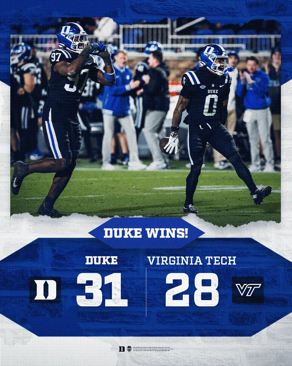 Duke Football tweet media