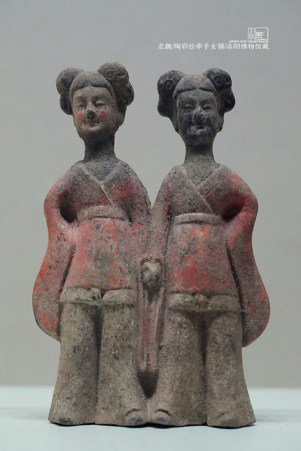 漢代女俑 漢代女俑 加彩女子俑（漢代）株式会社 日本文化資料センター