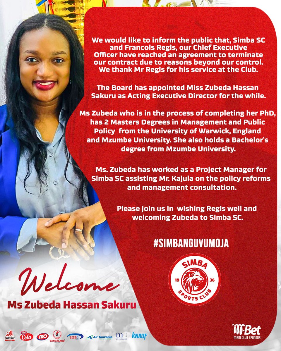 𝖅𝖚𝖇𝖇𝖞 (@zubbysakuru) on Twitter photo Thank you everyone for all the support and messages as I embark on this new journey . I am overwhelmed with gratitude. Nawashukuru sana. <a href="/SimbaSCTanzania/">Simba Sports Club</a> is home to me , thank you 🙏 Thank you everyone for all the support and messages as I embark on this new journey . I am overwhelmed with gratitude. Nawashukuru sana. <a href="/SimbaSCTanzania/">Simba Sports Club</a> is home to me , thank you 🙏