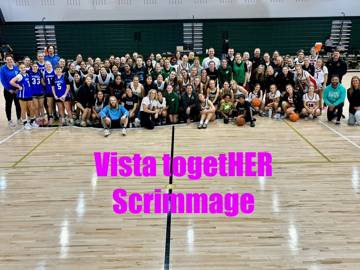 Mt Vista Girls Basketball togetHER Scrimmage was HYPE‼️. Wishing all the coaches and players GOOD LUCK in their seasons 💚💛