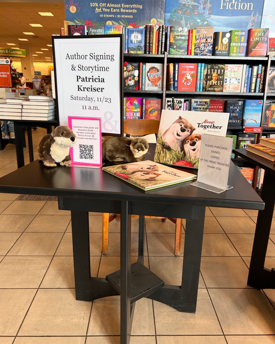 PatriciaKreiser's tweet photo. Thank you, @bnplymouthmtg The personal conversations shared with me filled my ❤️
@barnesandnoble 
#barnesandnoble 
Especially this week
#CGAW24
#ChildrensGriefAwarenessWeek2024
#ChildrensGriefAwareness
#ChildrensGrief
#Grief
#BuildingHope
#childrengrieve https://t.co/bAXy4dbm1P