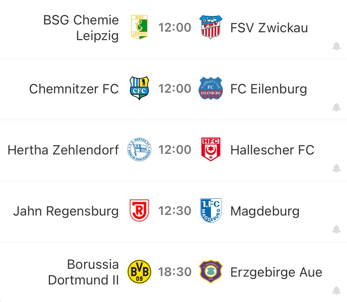 EastGermanFooty's tweet image. Another five fixtures today:

Magdeburg need to break their run in #2BL with a win at bottom of the table.

Aue can go a point off top in #3L if they win in Dortmund.

HFC &amp;amp; CFC in #RLNO action plus the live game Chemie vs Zwickau:

🔗 #BSGFSV - youtube.com/live/qRqTW1c62…