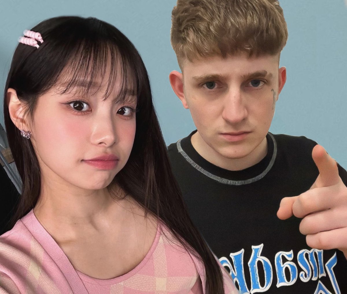 la chuu me dice oppa 
la tomo con la sopa