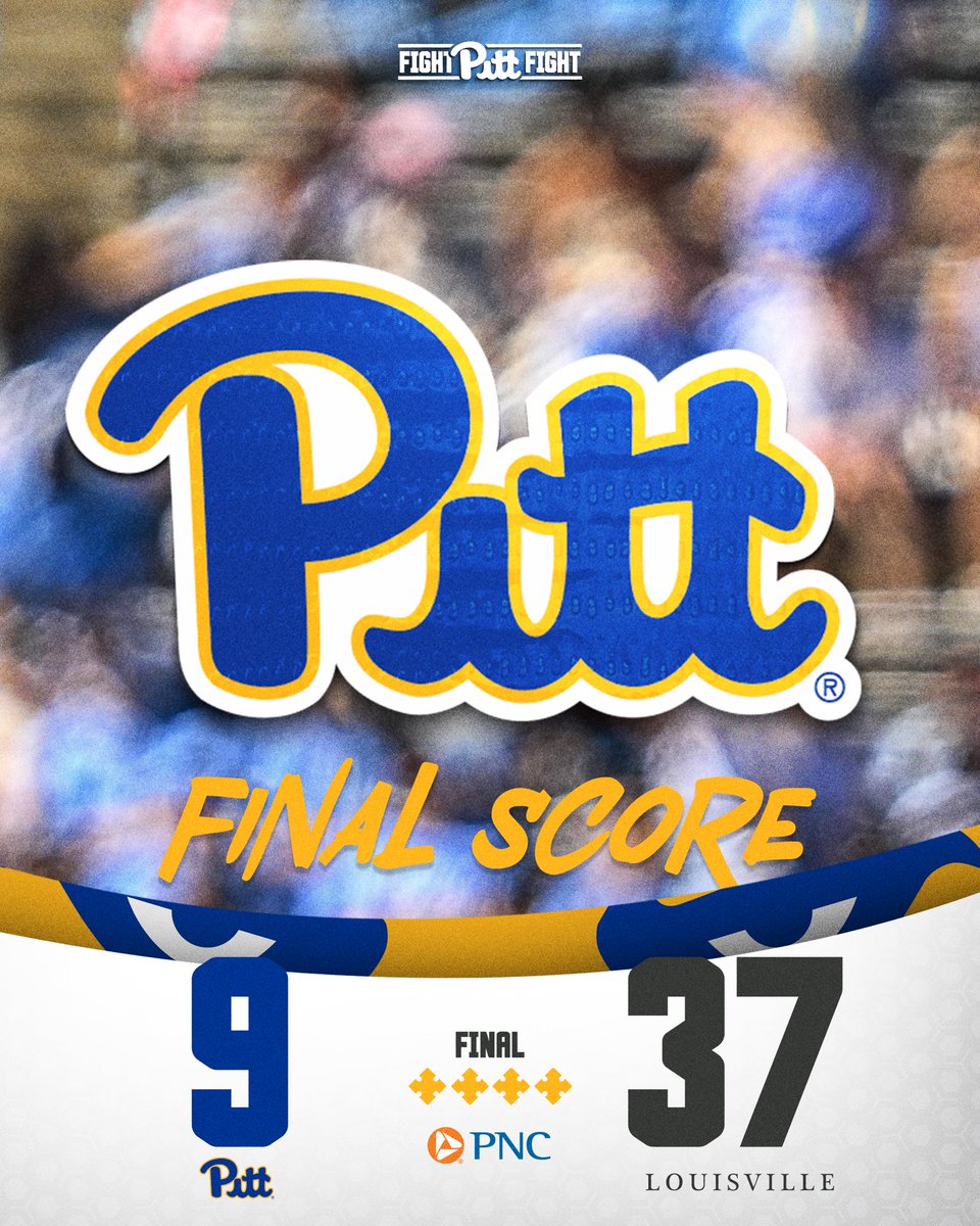 Pitt_FB's tweet image. Final.