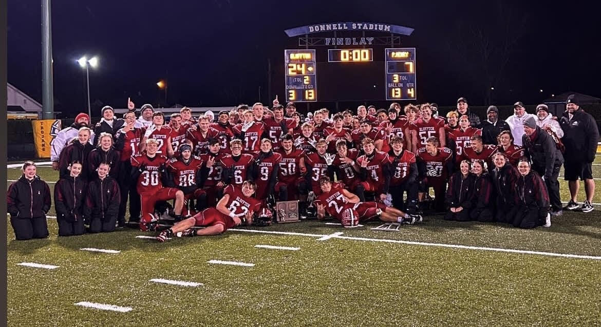 Bluffton Football - 2024 Division VI Regional Champions