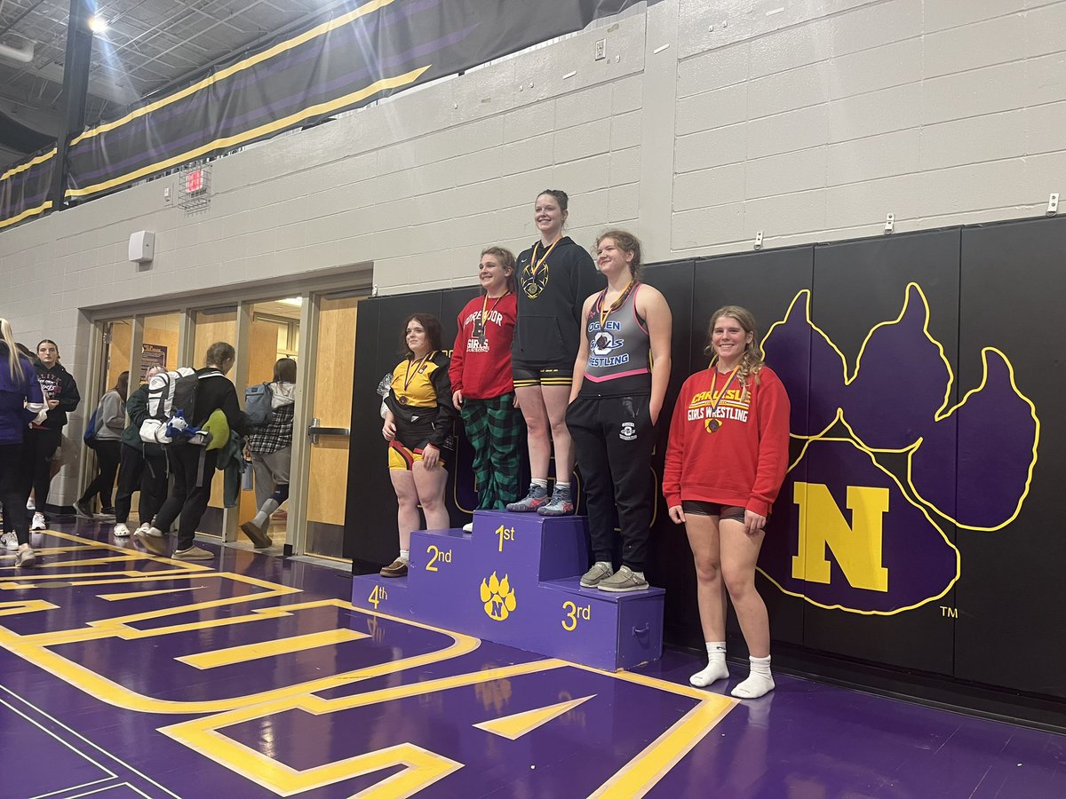 CCSD_GWrestling's tweet photo. 25 girls got some great experience to keep building on! 

Keep climbing the mountain! 

8th Place (31 Teams)

Varsity Placers
Lucy Systma  4th
Riley Gach 8th 
Aaliyah Zamora-Garcia 8th
Elizabeth Peters 7th
Mallori Stutsman 5th

JV Champs
Sarah Olinger https://t.co/EwleWH45Ck