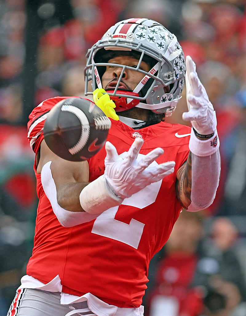 Buckeyes set things straight with upstart Hoosiers...big days all around, offense and defense, in 38-15 win over IU.  Read Jeff Gilbert:  pressprosmagazine.com/2024/11/23/buc…