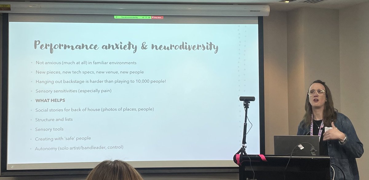 Dr Margaret Osborne (@pepsych) on Twitter photo #ASPAH2024 brings another legend <a href="/NatBartsch/">Nat Bartsch</a> to self-reflect on the very important topic of neurodiversity in a musicians’ life & my special fave #musicperformanceanxiety #ASPAH2024 brings another legend <a href="/NatBartsch/">Nat Bartsch</a> to self-reflect on the very important topic of neurodiversity in a musicians’ life & my special fave #musicperformanceanxiety