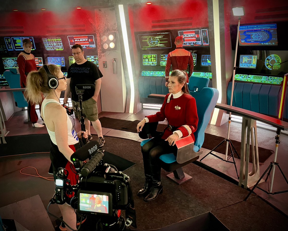 KaoticaStudios's tweet photo. Behind the scenes of #FarragutForward - one of the biggest Star Trek Fan productions ever!

#kaoticastudios #farragutfilms #startrek #fanfilm #indiefilm #bts #behindthescenes https://t.co/Pi5uohm91e